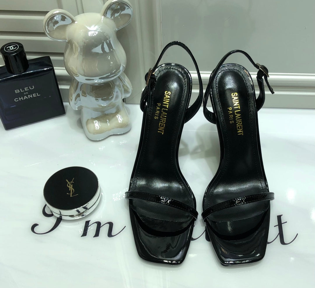 SANDÁLIA YSL DOURADO - 11 Cm