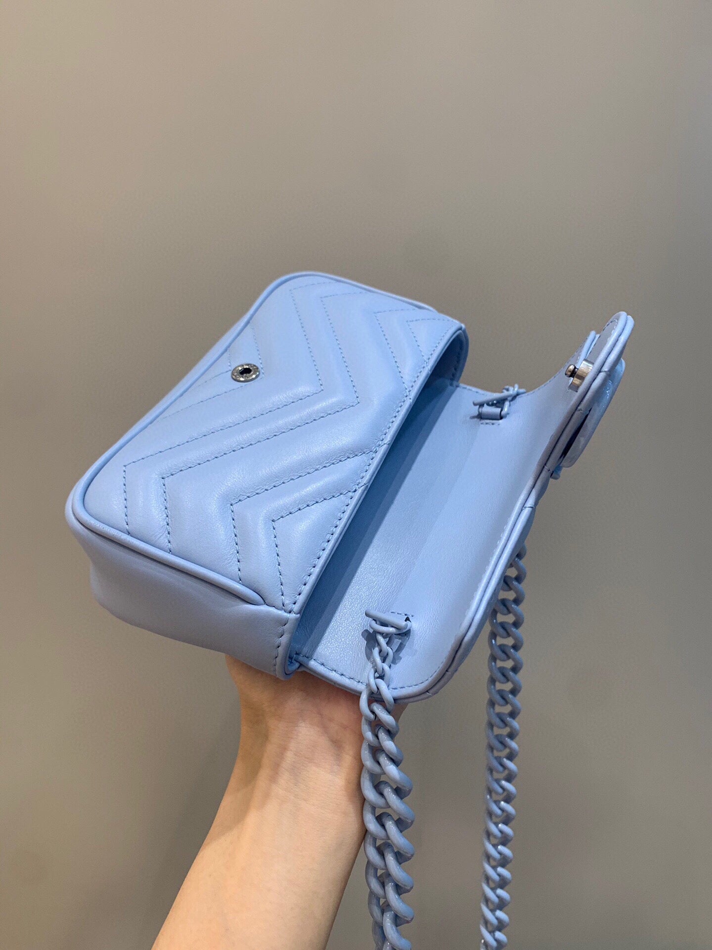 BOLSA MARMONT MINI AZUL - 16.5 CM