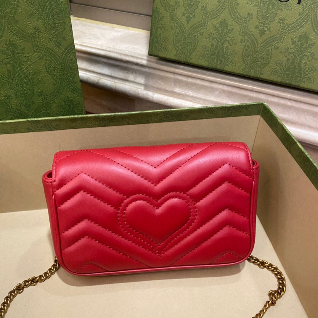BOLSA MARMONT MINI VERMELHA - 16.5 CM