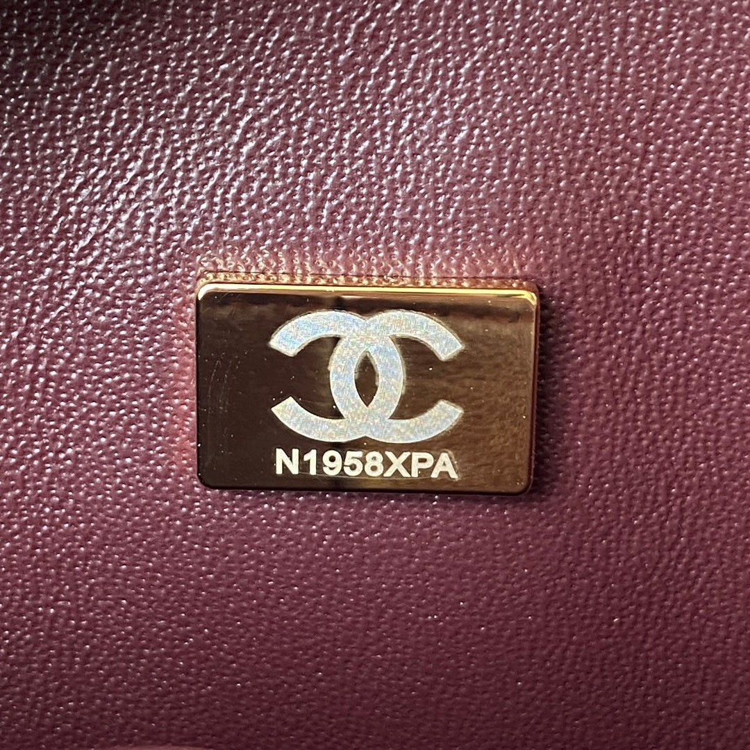 BOLSA CHANEL CAVIAR - DOURADA