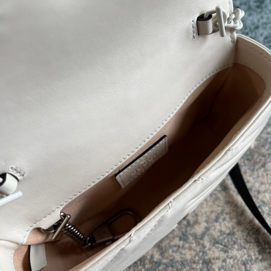 BOLSA MARMONT MINI FULL WHITE - 16.5 CM