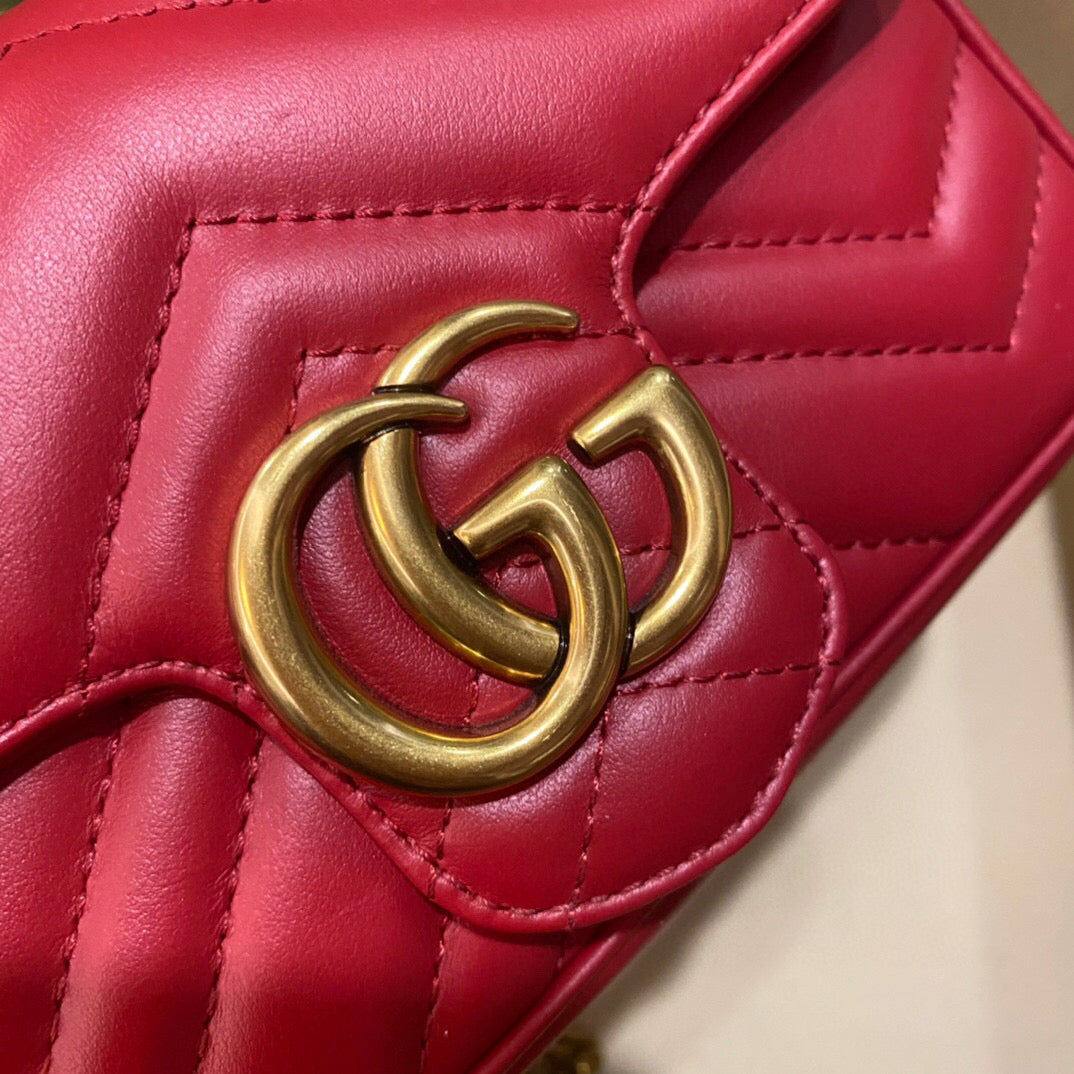 BOLSA MARMONT MINI VERMELHA - 16.5 CM