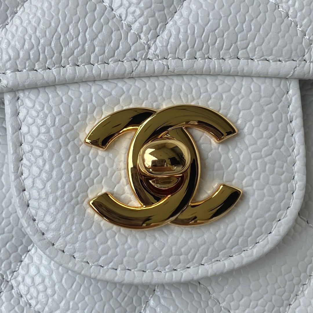 BOLSA CHANEL CAVIAR - DOURADA