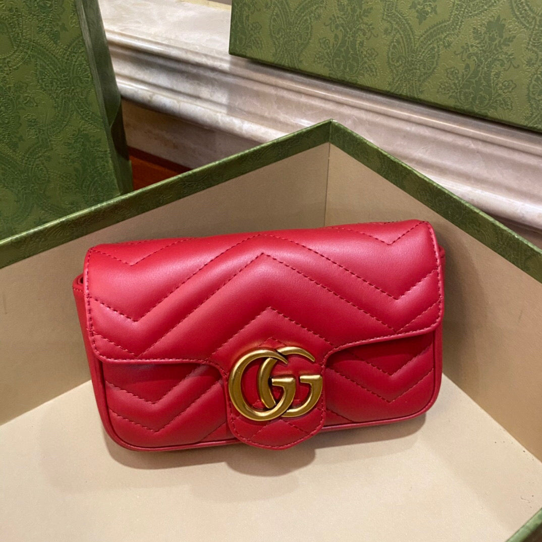 BOLSA MARMONT MINI VERMELHA - 16.5 CM