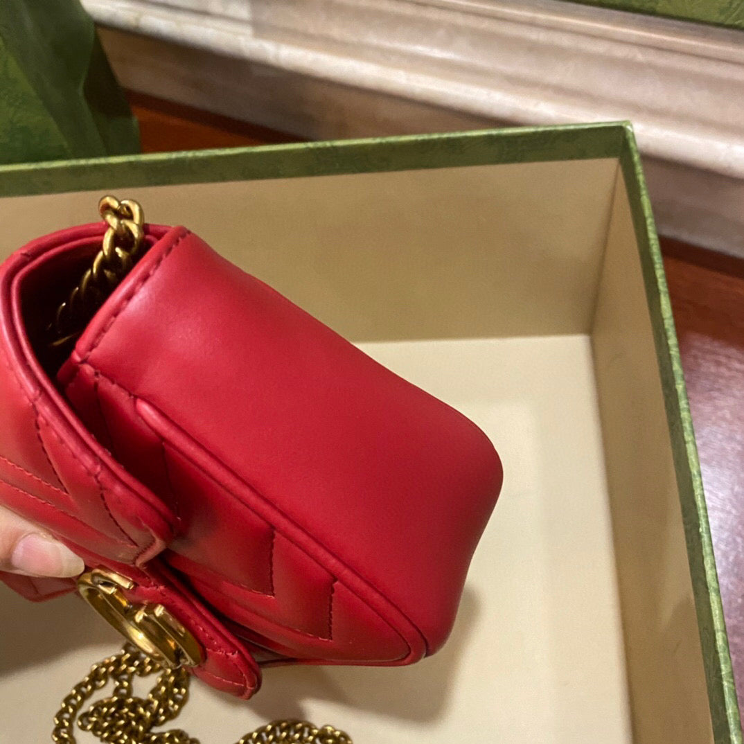 BOLSA MARMONT MINI VERMELHA - 16.5 CM