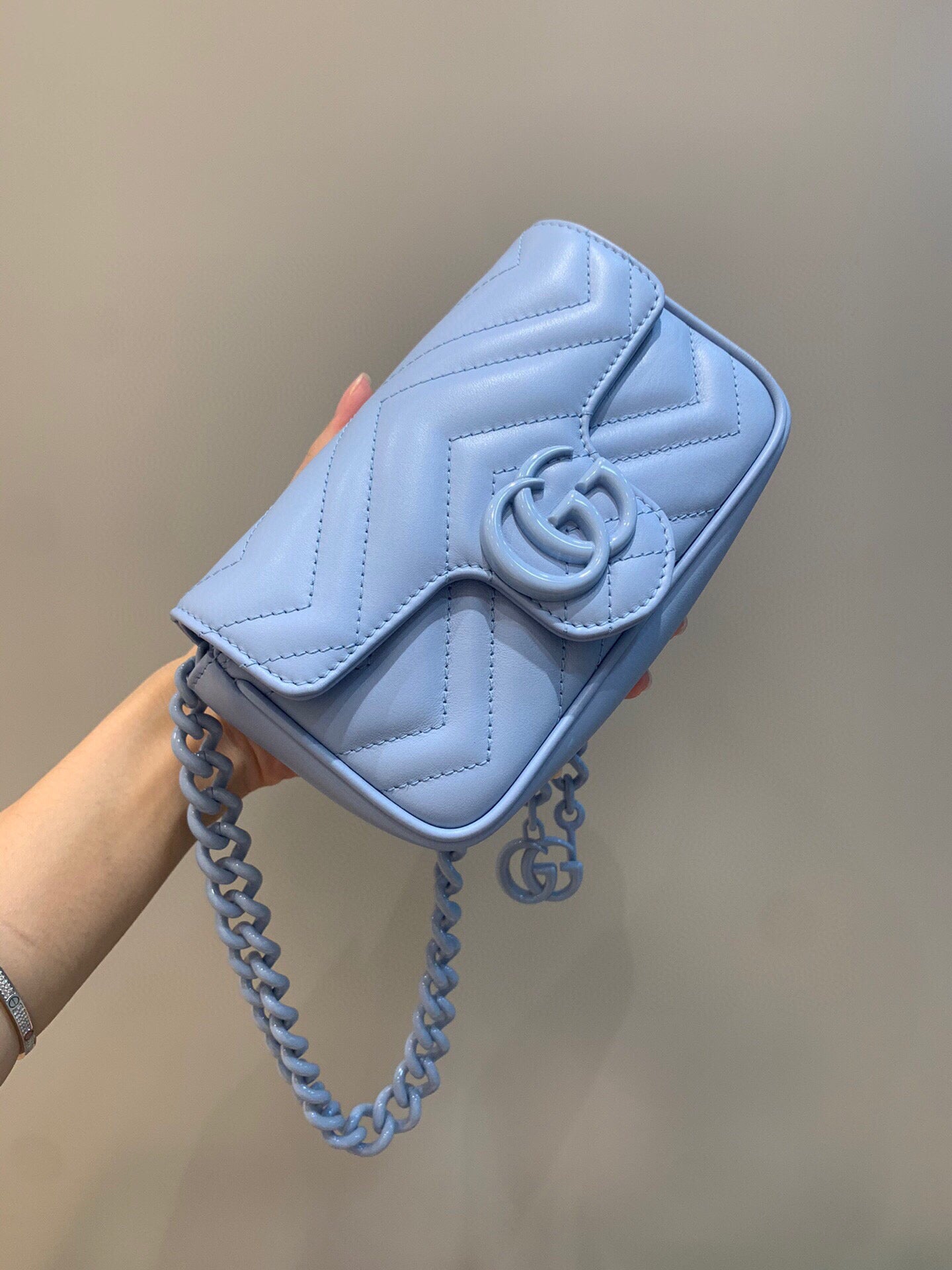 BOLSA MARMONT MINI AZUL - 16.5 CM