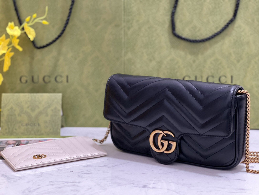 BOLSA MARMONT PORTA CARTÃO PRETA - 21 CM