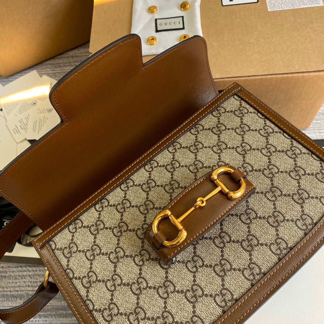BOLSA HORSEBIT MARROM - 25 CM