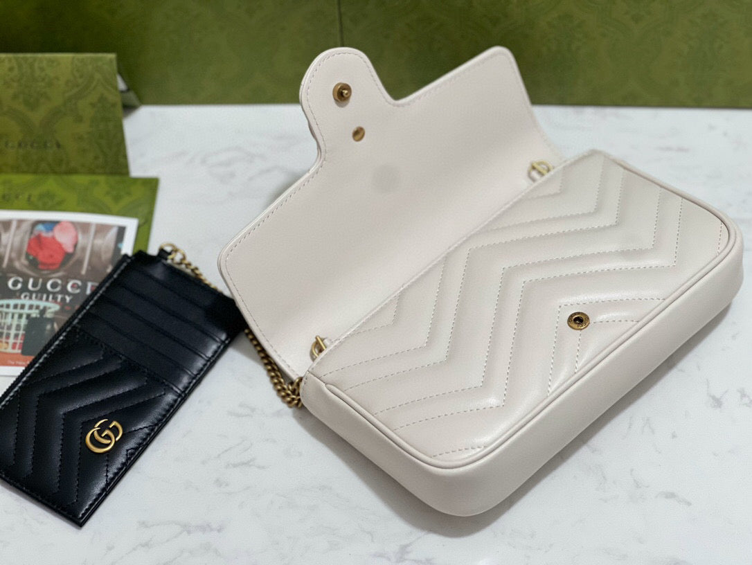 BOLSA MARMONT PORTA CARTÃO BRANCA - 21 CM