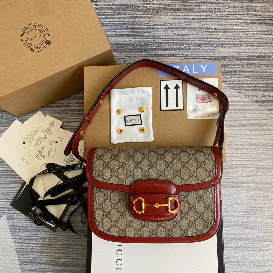 BOLSA HORSEBIT VERMELHA - 25 CM