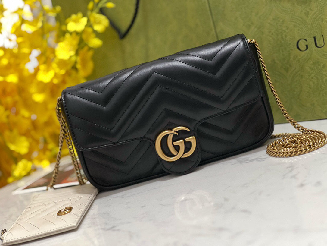 BOLSA MARMONT PORTA CARTÃO PRETA - 21 CM