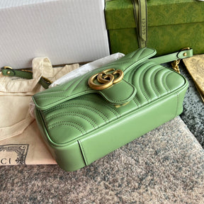 BOLSA MARMONT VERDE - 22 CM