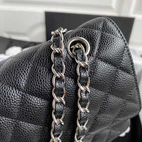 BOLSA CHANEL CAVIAR - PRATA