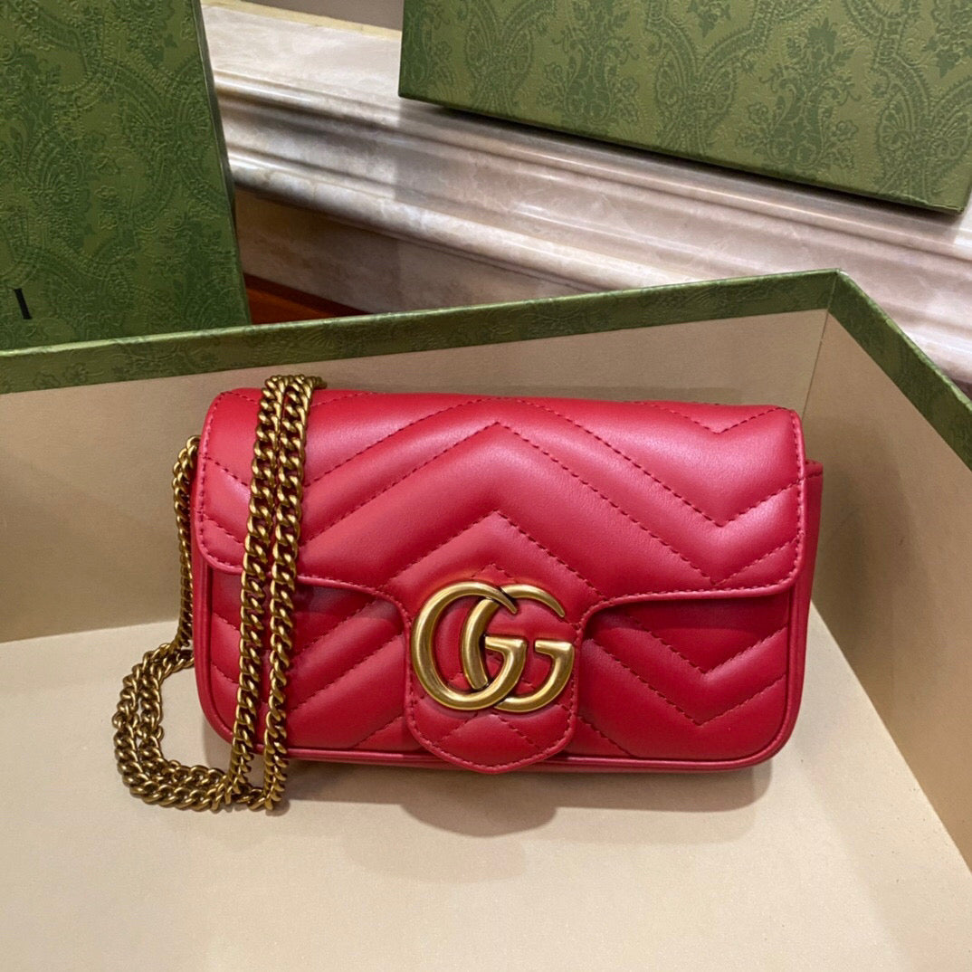 BOLSA MARMONT MINI VERMELHA - 16.5 CM