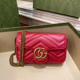 BOLSA MARMONT MINI VERMELHA - 16.5 CM