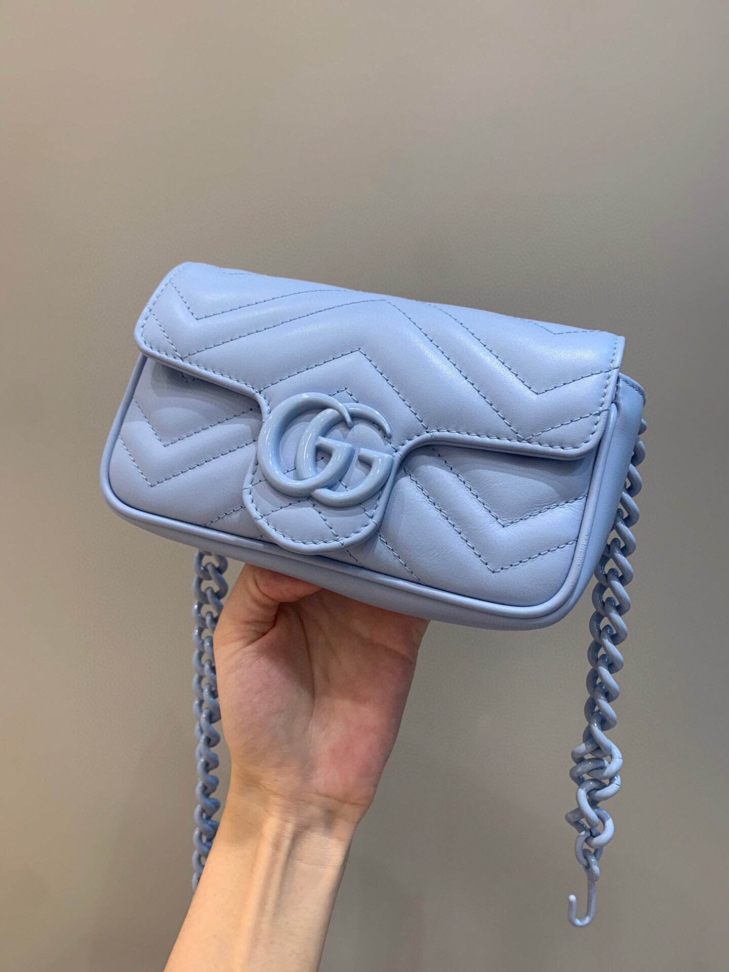 BOLSA MARMONT MINI AZUL - 16.5 CM