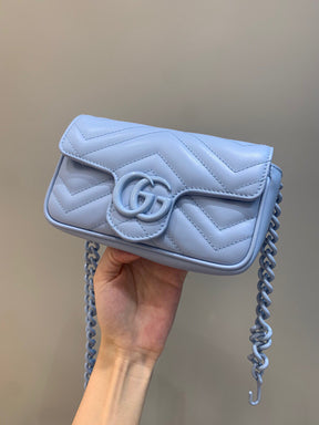 BOLSA MARMONT MINI AZUL - 16.5 CM