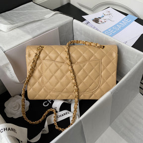 BOLSA CHANEL CAVIAR - DOURADA