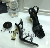 SANDÁLIA YSL DOURADO - 11 Cm