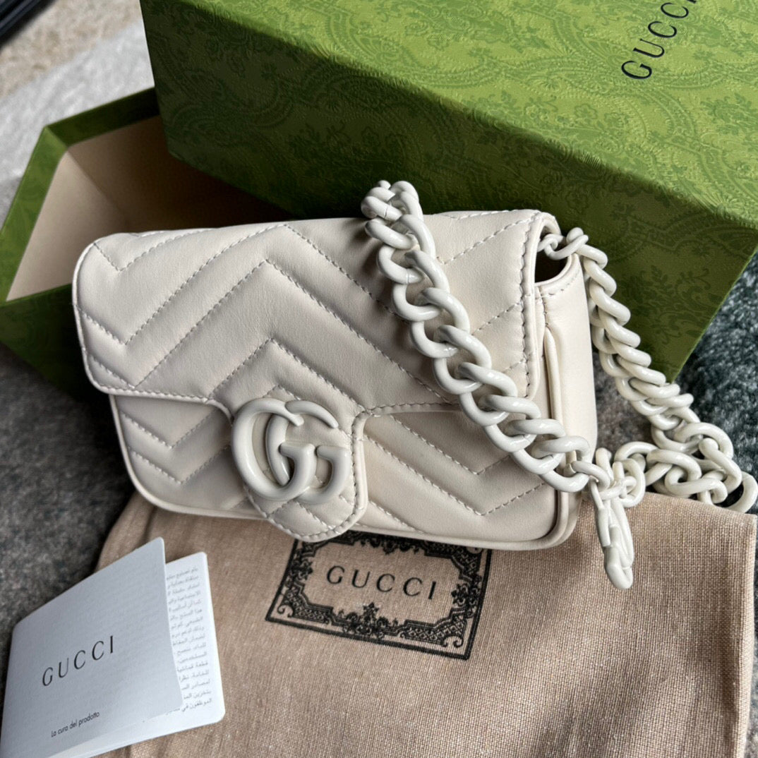BOLSA MARMONT MINI FULL WHITE - 16.5 CM