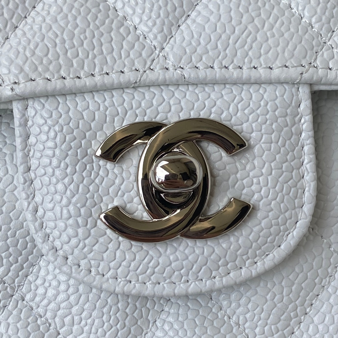 BOLSA CHANEL CAVIAR - PRATA