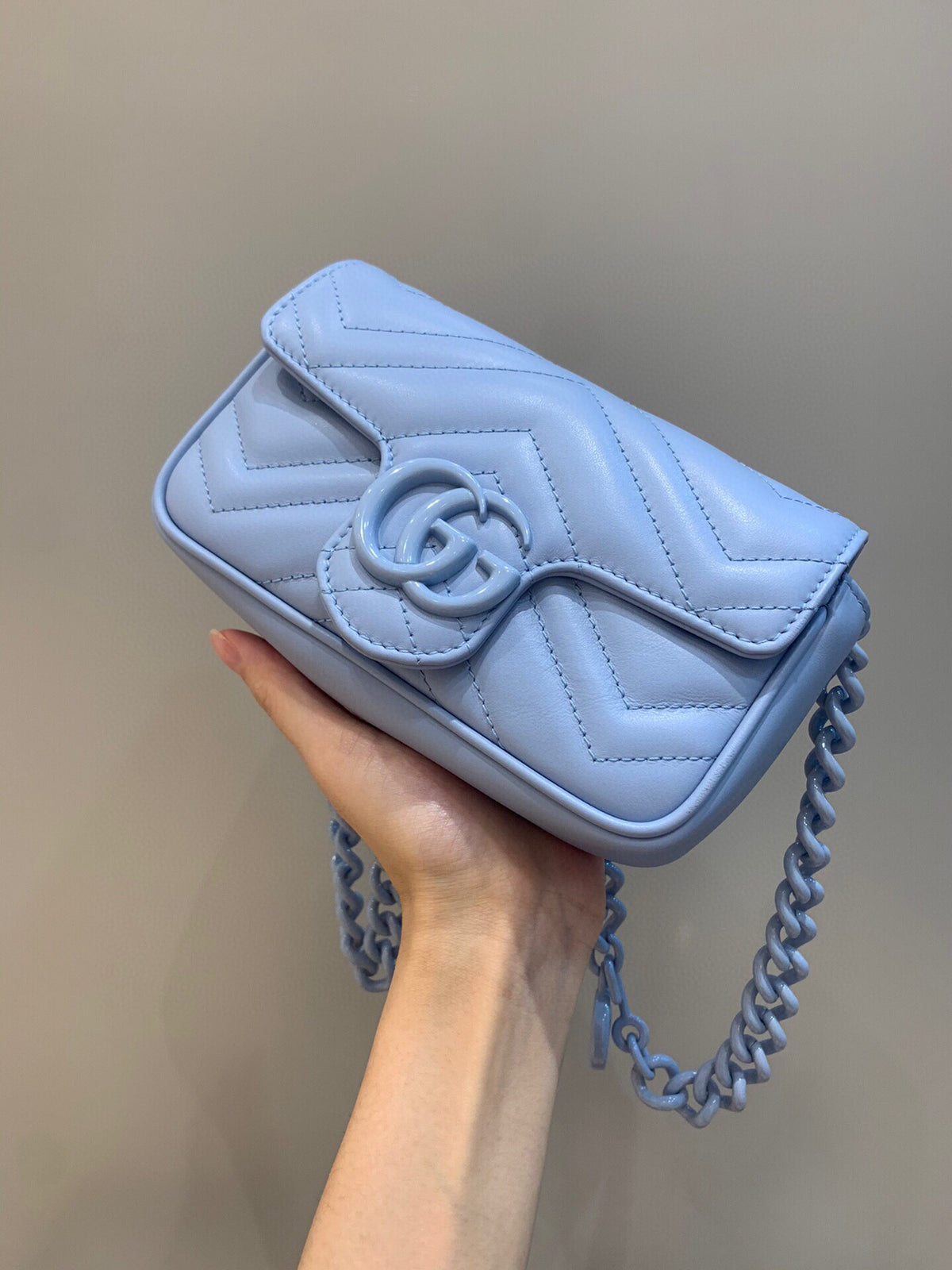 BOLSA MARMONT MINI AZUL - 16.5 CM