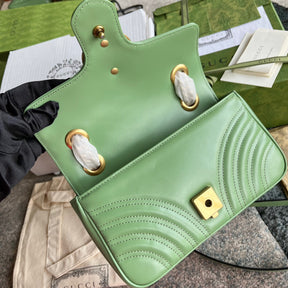 BOLSA MARMONT VERDE - 22 CM