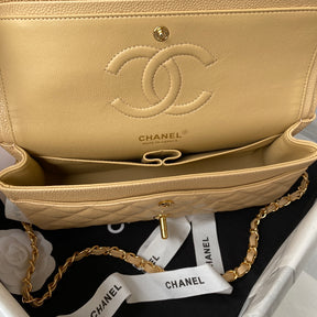 BOLSA CHANEL CAVIAR - DOURADA