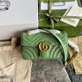 BOLSA MARMONT VERDE - 22 CM