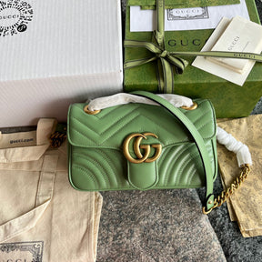 BOLSA MARMONT VERDE - 22 CM