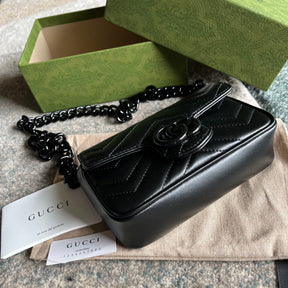 BOLSA MARMONT MINI ALL BLACK - 16.5 CM