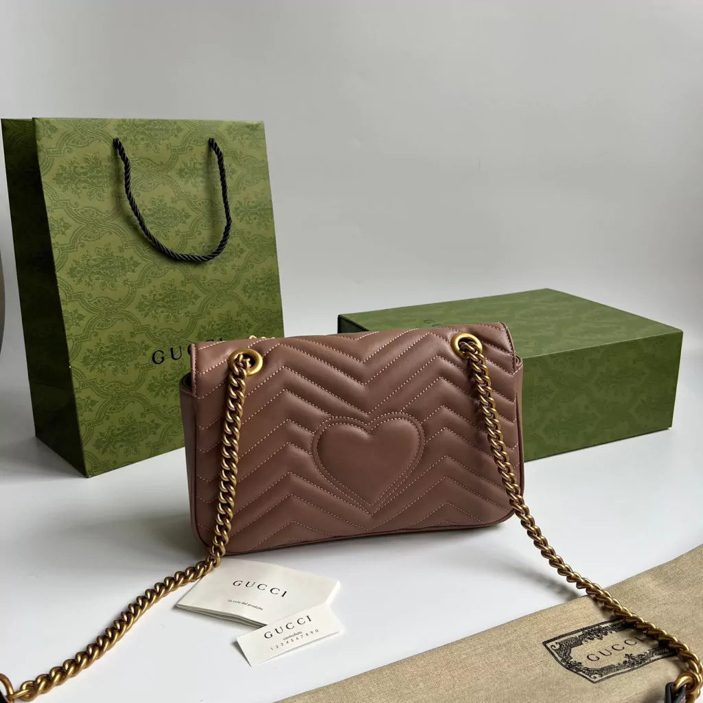 BOLSA MARMONT MARROM - 26 CM