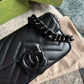 BOLSA MARMONT MINI ALL BLACK - 16.5 CM