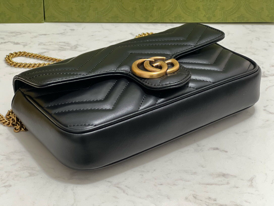 BOLSA MARMONT PORTA CARTÃO PRETA - 21 CM