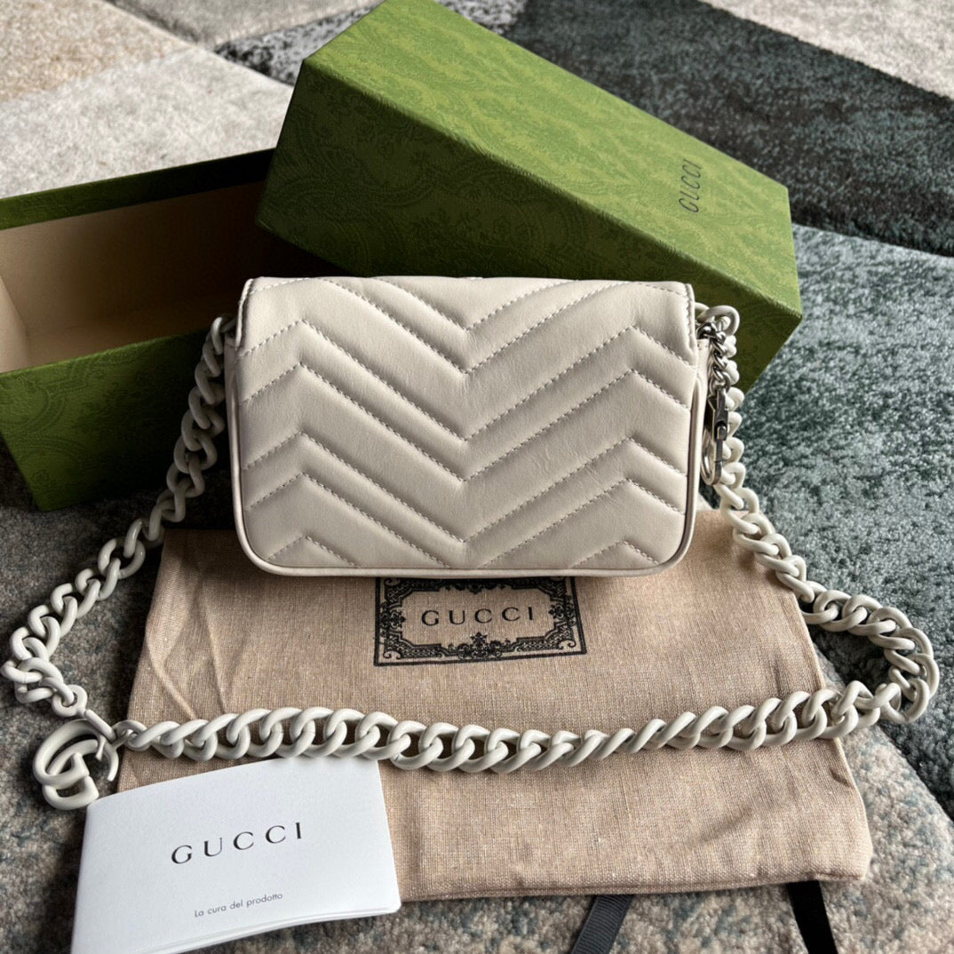 BOLSA MARMONT MINI FULL WHITE - 16.5 CM