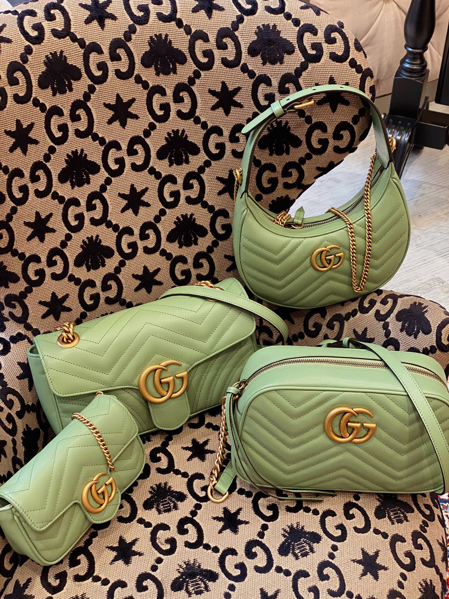 BOLSA MARMONT VERDE - 22 CM
