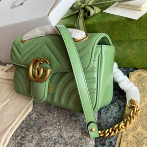 BOLSA MARMONT VERDE - 22 CM