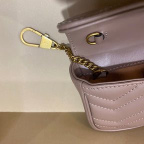 BOLSA MARMONT MINI MARROM - 16.5 CM