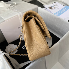 BOLSA CHANEL CAVIAR - PRATA