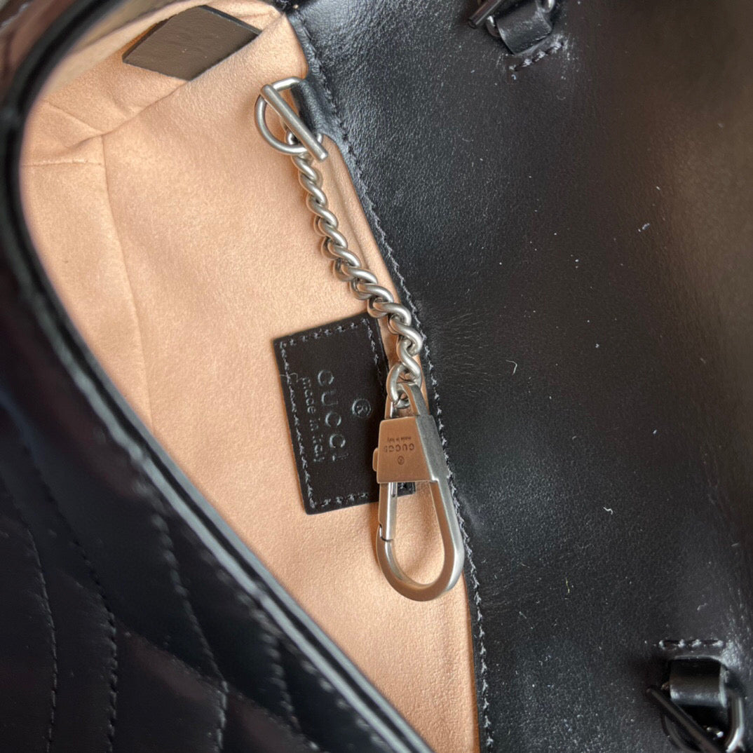 BOLSA MARMONT MINI ALL BLACK - 16.5 CM