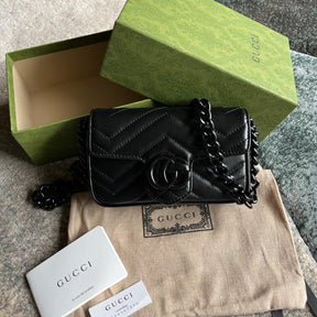 BOLSA MARMONT MINI ALL BLACK - 16.5 CM
