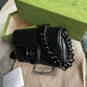 BOLSA MARMONT MINI ALL BLACK - 16.5 CM