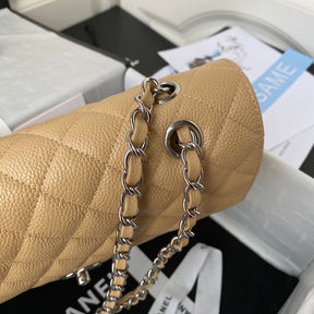BOLSA CHANEL CAVIAR - PRATA