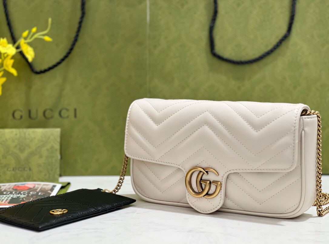 BOLSA MARMONT PORTA CARTÃO BRANCA - 21 CM