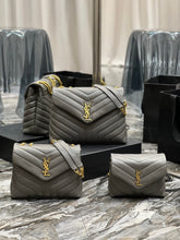 BOLSA LOULOU CINZA - 24 CM