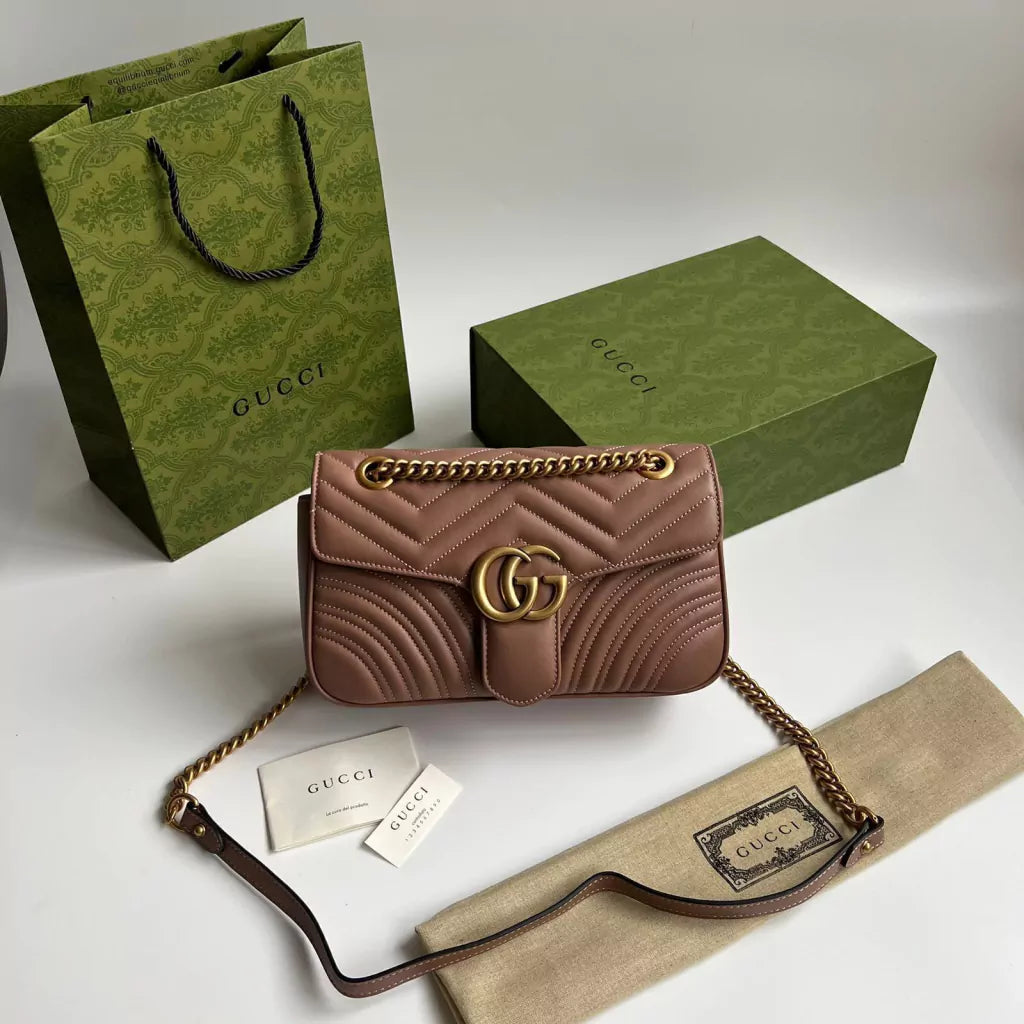 BOLSA MARMONT MARROM - 26 CM
