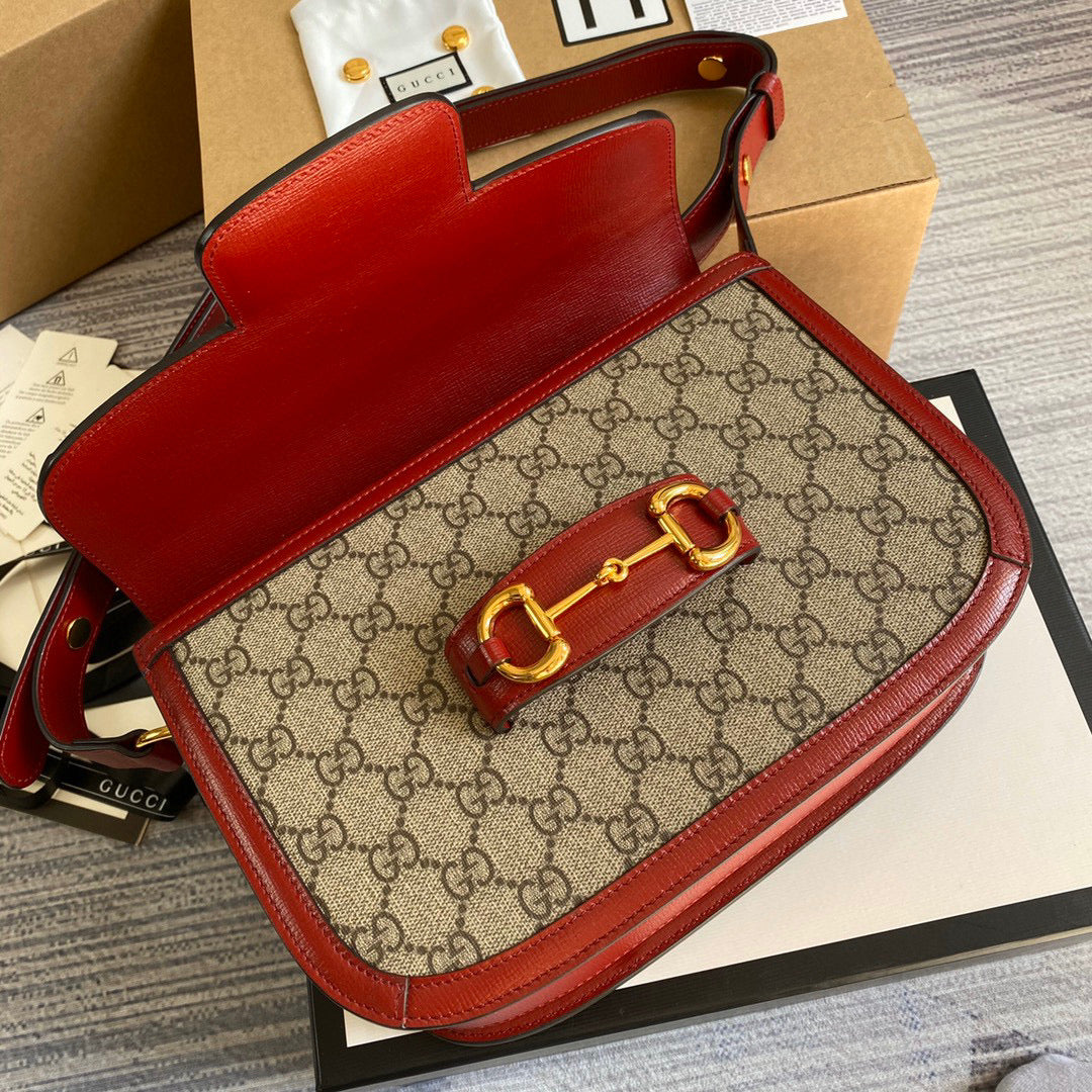 BOLSA HORSEBIT VERMELHA - 25 CM