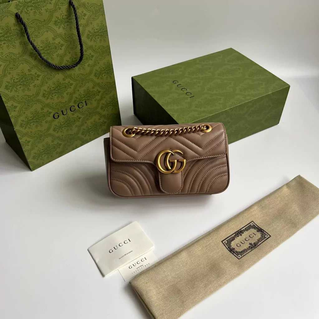 BOLSA MARMONT MARROM - 22 CM