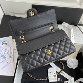 BOLSA CHANEL CAVIAR - DOURADA
