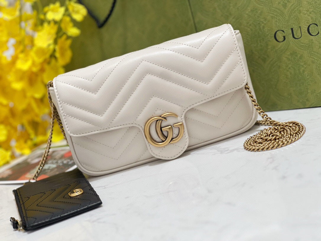 BOLSA MARMONT PORTA CARTÃO BRANCA - 21 CM